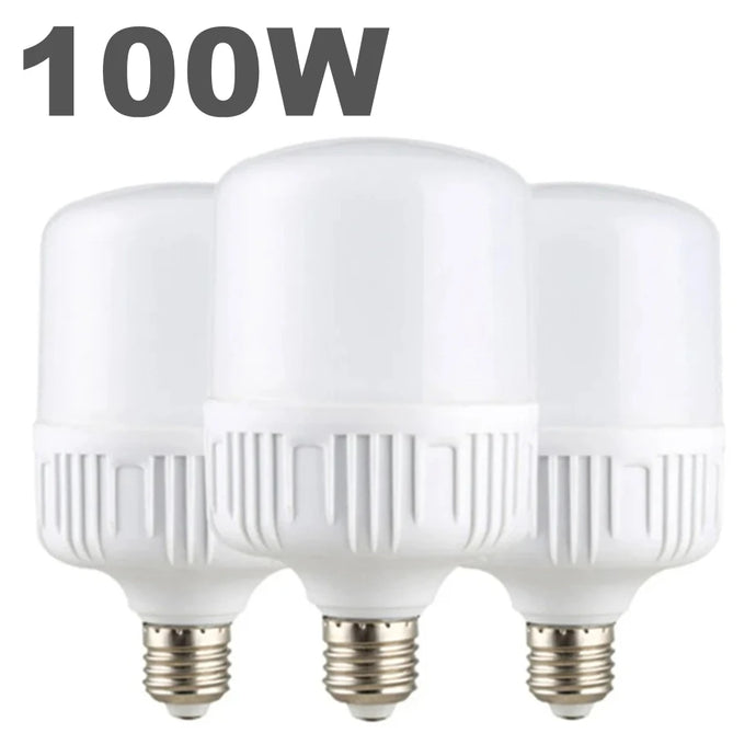 100W E27 LED Screw Mouth Light 220V High Brightness Light Bulb White