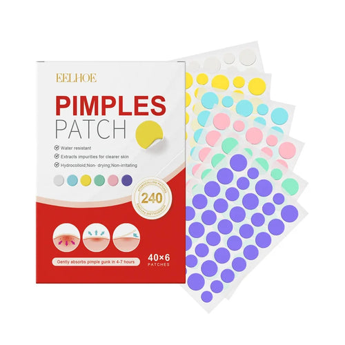 240pcs Star Acne Patches Invisible Pimple Cover for Face Oil Control