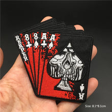 Punk Embroidered Patches for Clothing Iron on Patches Appliques Diy Anime Clothes Thermoadhesive Stickers