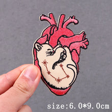 Animal Embroidered Patches For Clothing Hip Hop Patch Iron On Patches On Clothes Punk Embroidery Patch Hook Loop Stickers Badges