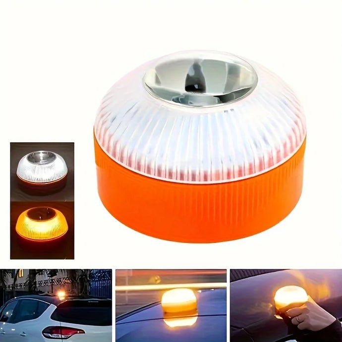 Led Car Emergency Light Flashlight Magnetic Induction Strobe Road