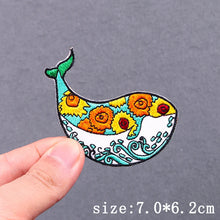 Animal Embroidered Patches For Clothing Hip Hop Patch Iron On Patches On Clothes Punk Embroidery Patch Hook Loop Stickers Badges