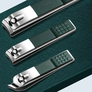 7/10/12/18 pcs Spring Green New Stainless Steel Nail Clippers Set