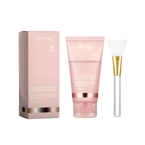 75g Collagen Night Wrapping Peel Off Mask Facial Moisturizing Brighten