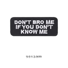 DIY Black White Words Letter Patches For Clothing Embroidered Badge Rock Hippie Iron On Clothes Sticker Badge Appliques Stripes