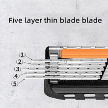 4/12/24 Pcs 5-layer Men's Razor Fusion Pro Power Shaving Shaver Male