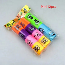 12/24pcs Rainbow Magic Springs Circle Toys Gradient Color Fingertip