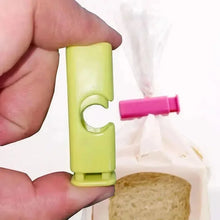 12 PCS Squeeze Bread Bag Clips Reusable Fresh Food Seal Plastic Clip