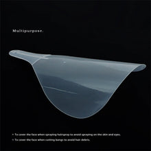Barber Clear Plastic Hairspray Face Shield Hair Cut Pads Hair Salon