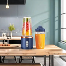 A set of dual cup juicers, multifunctional, suitable for fruits and