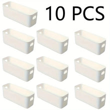 10pcs multifunctional storage box durable large-capacity desktop