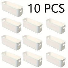 10pcs multifunctional storage box durable large-capacity desktop