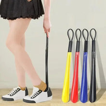 1pc Extra long flexible plastic shoe horns do not require bending