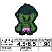 Marvel Spiderman Avengers Superhero  Embroidery Patch Clothing Thermoadhesive Patches on Clothes DIY Garment Jacket Accessories