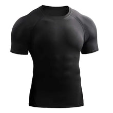 2024 Compression T Shirt Men Summer Sportswear Running T-shirt Elastic