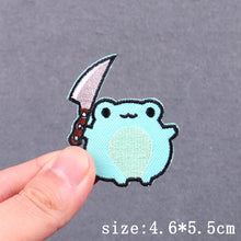 Animal Embroidered Patches For Clothing Hip Hop Patch Iron On Patches On Clothes Punk Embroidery Patch Hook Loop Stickers Badges