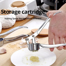 1pc Silvery Stainless Steel Garlic Masher Kitchen Vegetable Cooking