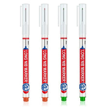 4Pcs/Set 20mm Deep Hole Long Nib Head Markers For Metal Perforating