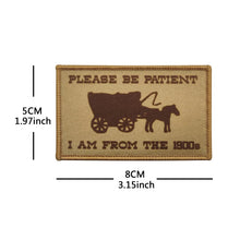 Funny Animal Morale Patches - Hook & Loop Embroidered Tactical Badges with Humorous Text for Backpacks & Vests