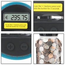 Digital LCD Counting Electronic Counting Piggy Bank For USD EURO Money