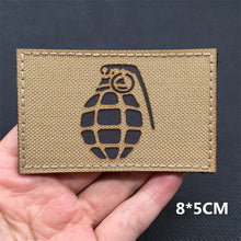 Tactical Patches IR Infrared Reflective Morale Patches on Backpack Vest Clothing Outdoor Badges Hook&Loop