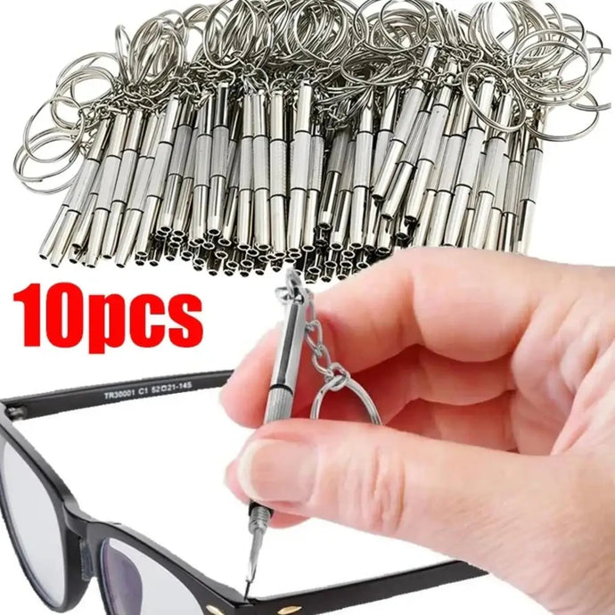 1/2/10pcs Mini 3 in1 Screwdriver Eyeglass Optical Eye Glasses Portable