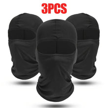 3 Pieces Quick-dry Balaclava Sports Full Face Mask Soft Breathable