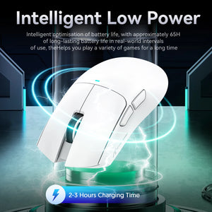 Attack Shark X11 Wireless Mouse,Bluetooth/2.4G/wired Tri-Mode Mouse