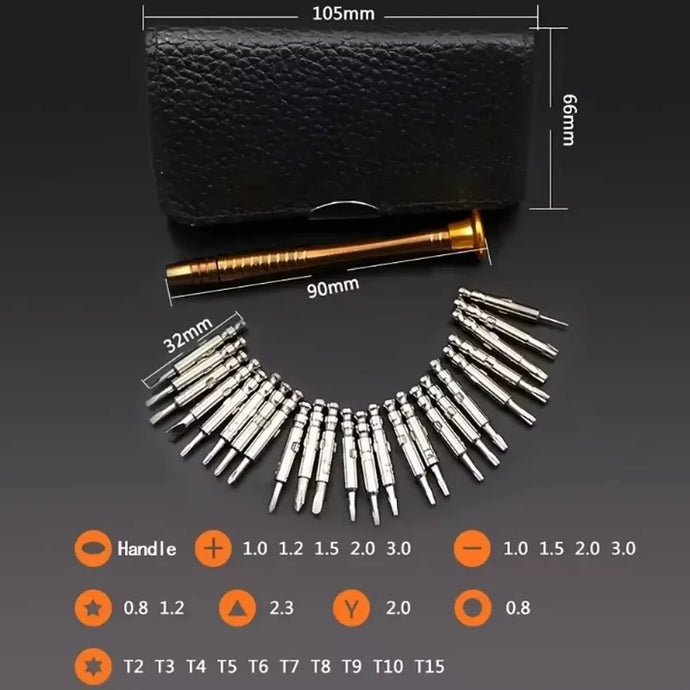 1Set 25 in 1 Screwdriver Set Multifunctional Precision Screwdriver for