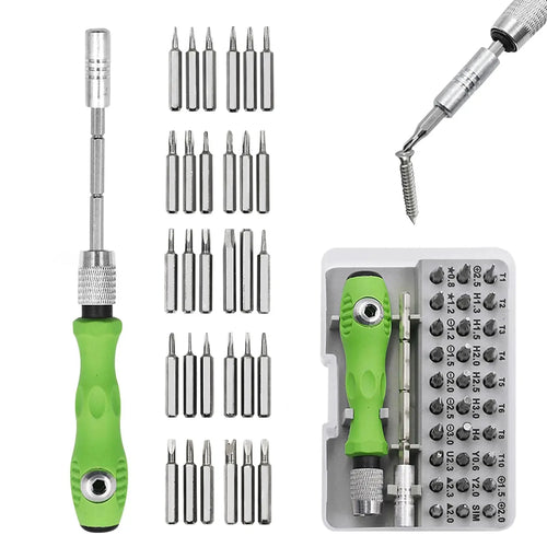 32 in 1 Multifunctional Screwdriver Set with 30 PCS Torx Phillips