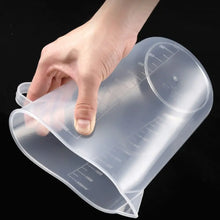 1PC Clear Graduated Measuring Cup Scale Plastic Transparent Mixing Cup