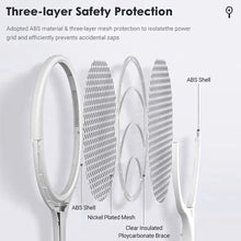 5 In 1 Fast Charging Racket Kill Fly Bug Safety Insulated Battery