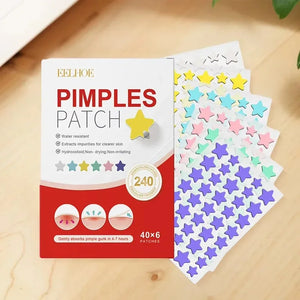 240pcs Star Acne Patches Invisible Pimple Cover for Face Oil Control