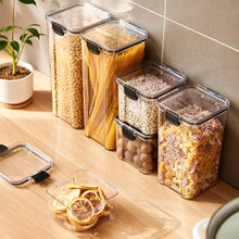 5Pcs Sealed Jars Kitchen Grain Storage Organizer Large Tank Plastic