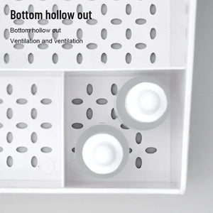 1pc White New Drawer Makeup Storage Box Dormitory Finishing Plastic