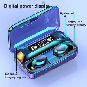 2023 F9 upgrade TWS Bluetooth Earphones Wireless Headphone 9D Stereo