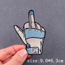 Animal Embroidered Patches For Clothing Hip Hop Patch Iron On Patches On Clothes Punk Embroidery Patch Hook Loop Stickers Badges
