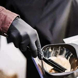 100/50/20PCS Black Nitrile Gloves Thickened Disposable Gloves for