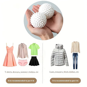 6pcs Silicone Laundry Ball, Anti Fouling Drum Laundry Ball, Essential