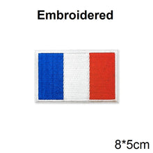 PVC/Embroider Flag Patches UK Spain France Germany US Russia Tactical Hook Badge Rubber Shoulder Emblem Applique
