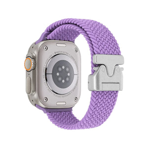 Braided Solo Loop Strap For Apple Watch band 44mm 45mm 46mm 40mm 41mm