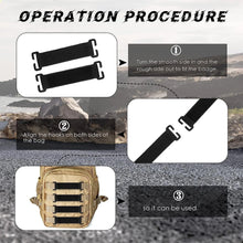 Molle Patches Attachment Hook&Loop Panel DIY Badges Patch Display Holder Board Bags Backpack Vest Converter Ribbon Adapter