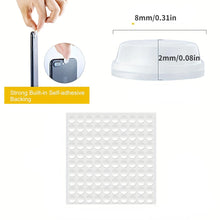 100Pcs Self Adhesive Door Stopper Rubber Damper Buffer Cabinet Bumpers