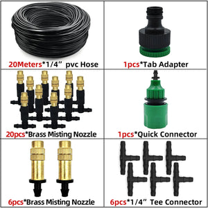 15M-30M Outdoor Misting Cooling System Garden Irrigation Watering