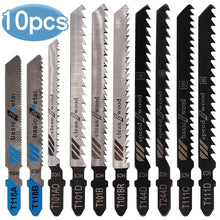 10Pcs  Metal Fine Tooth Scroll Saw Blades for Aluminum Woodworking -