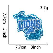 10pcs /set Mini Team Ironing Patch Rugby Football Grit Embroidered Fabric Badge Belle Clothes T-shirts Accessories DIY Decor