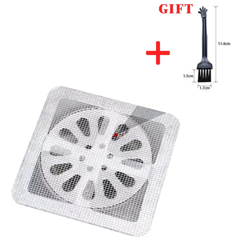 10-50pcs Disposable Shower Drain Hair Catcher Mesh Shower Drain Covers