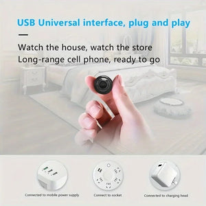 1080P HD Mini WiFi Camera Indoor Safety Security Surveillance Baby