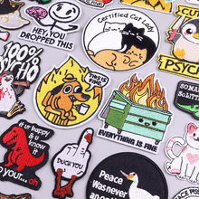 Little Yellow Duck Embroidery Patches For Clothing Hip Hop Animal Patch Iron On Patches On Clothes Fusible Patch Stickers Badges