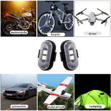 2/4/6x Wireless Remote Control Car LED Light, Multi-mode Car Warning